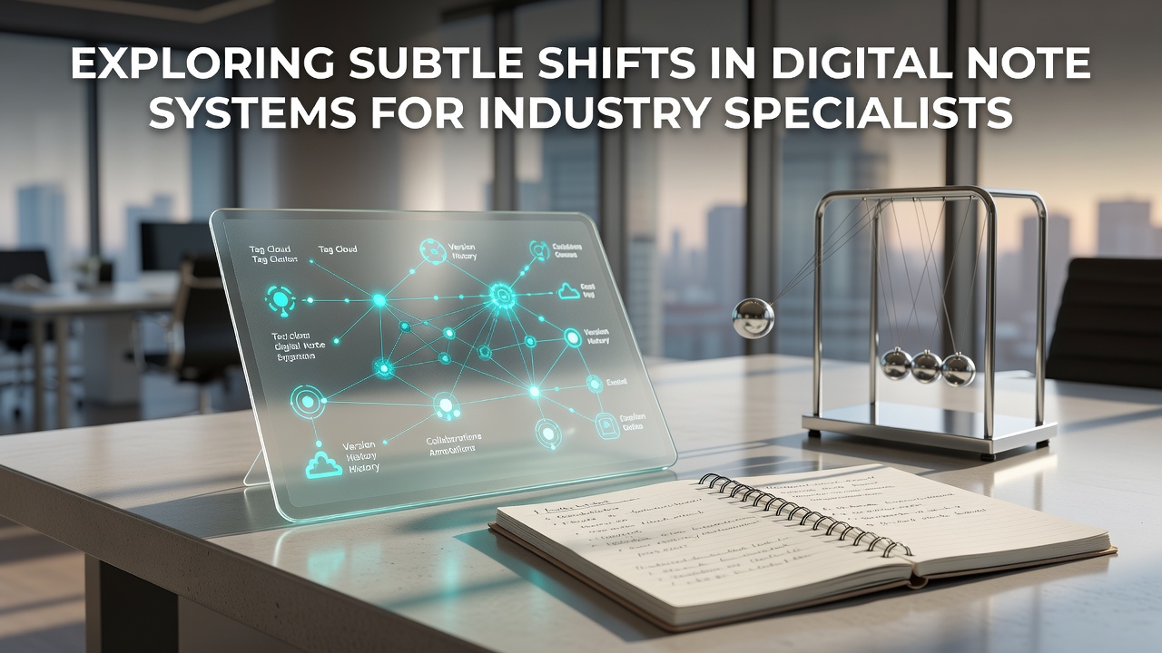 Exploring Subtle Shifts in Digital Note Systems for Industry Specialists